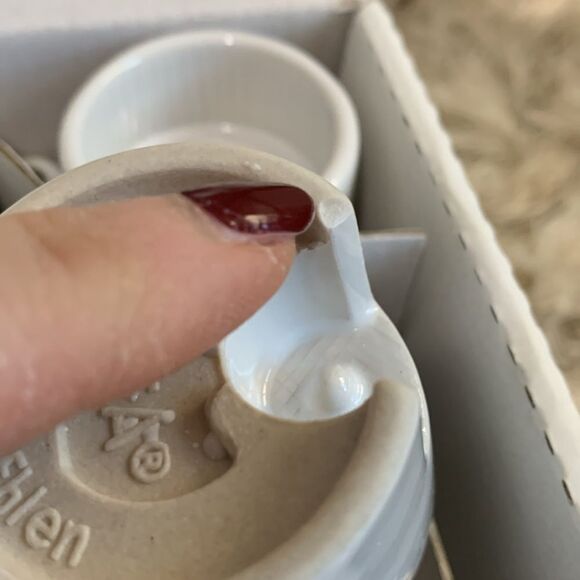 Scandinavian Ikea Varmeljushallare Interlocking Ceramic Tea Light Candle Holders - Picture 12 of 17